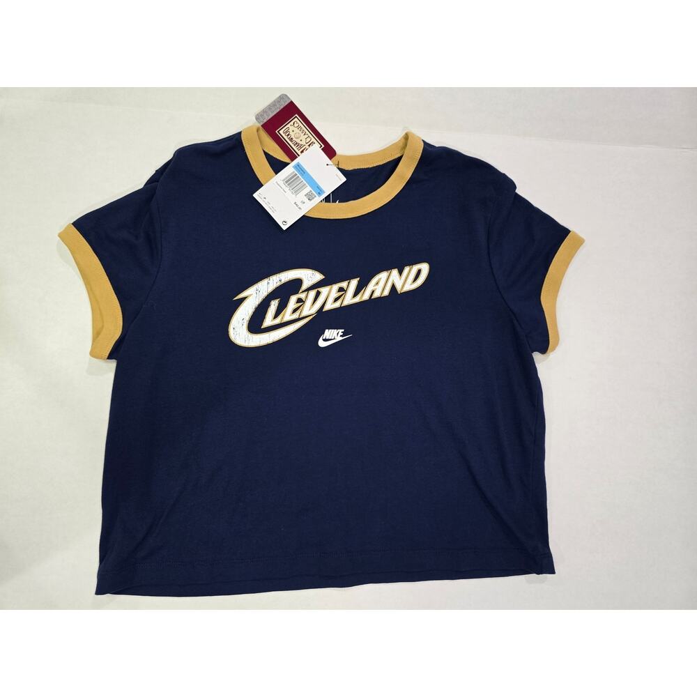 NWT Nike Cleveland Cavaliers Hardwood Classics Ringer Tee Women's Medium